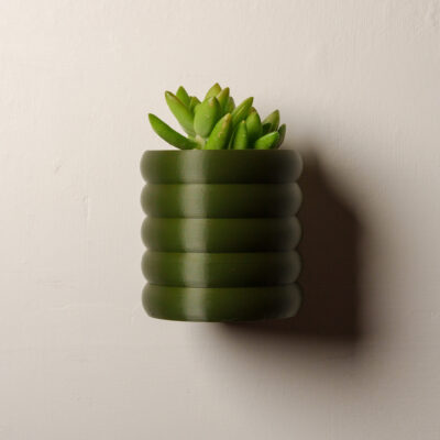 Wall Bubbles Planter with Drip Tray - Succulent Included